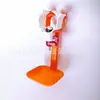 Dispositivo para Beber Agua de Pollo y Pato Taza Colgante Bebedero de Pezón para Pollo Dispositivo para Beber Agua con Bola de Acero en Forma de C Taza Colgante de Doble Pezón Dispensador de Agua