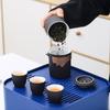 Juego de té Yugruiyouxing, tetera portátil, juego de té de kung fu, ideal para el hogar, regalo de negocios, bandeja de té con logotipo