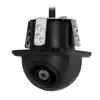 Cámara de visión trasera para coche con sombrero de paja pequeño, montaje en agujero de 20 mm invertido, visión nocturna, lente ojo de pez, alta definición, vista frontal, lateral y trasera