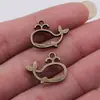16x19mm 1g Aleación Multicolor Accesorios para Joyería DIY Colgante Lindo Animal Ballena