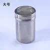 Agitador de Polvo con Tapa, Polvo de Cacao, Polvo de Café, Agitador de Polvo de Acero Inoxidable, Recipiente para Polvo, Cubo Estilo Malla Fina, Botella para Condimentos