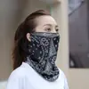 Máscara de Seda Gelada com Proteção Solar para Pendurar na Orelha, Véu Versátil para Ciclismo ao Ar Livre, Protetor Solar de Verão, Protetor de Pescoço, Cobertura de Pescoço Respirável da Moda