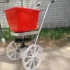 Manual Agrícola Empurrado à Mão Elétrico Automático Espalhador Aplicador de Fertilizante Ferramenta Semeadeira Granular Novo Modelo