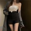 2024 Nuevos Pantalones Anchos de Pierna Ancha para Gorditas mm Cintura Alta Ropa Exterior Efecto Adelgazante Línea A Casual Pantalones Cortos de Verano para Control de Abdomen para Mujeres