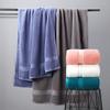 Toalla de baño algodón gruesa 450g para hombre y mujer hogar algodón 70*140 absorbente de secado rápido toalla de baño fábrica mayoreo personalizado