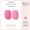Esmalte para Unhas Adesivo Transparente Cor Sólida Glitter Lantejoula Cola para Unhas Longa Duração Conjunto para Salões de Unhas Atacado
