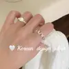 Anillo de Banda Lisa Ola Atmosférica Estilo Coreano Plata de Ley S925 Moda Coreana Diseño Simple Estilo Ins Anillo de Dedo Venta al por Mayor