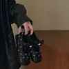 Zapatos Bajos de Piel para Niña Estilo Nuevo Primavera 2026, Moda Coreana Estilo Princesa, Zapatos Planos Suaves con Lazo Otoño