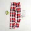 2025 Nuevos Pantalones Casuales de Felpa Sueltos Cálidos Europeos y Americanos Transfronterizos de Amazon Pantalones de Dormir Pantalones Perezosos