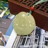 Pendente Pixiu Estilo Nacional Verde e Branco Afegão Pingente do Zodíaco Hanfu Pingente de Jade Pixiu Utensílio de Jade Ruyi Oferta Especial de Transmissão ao Vivo