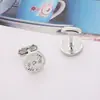 AliExpress Amazon Novo Par de Abotoaduras de Cristal com Listras Redondas para Terno Combina com Tudo Camisa Masculina Francesa Abotoadura