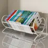Estante de Mesa para Livros Rack de Armazenamento Simples Suporte para Livros de Mesa de Estudante Painel Divisório Rack de Armazenamento de Livros de Ferro