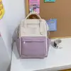 Mochila feminina pequena e leve, estilo ins compacta, à prova d'água, bolsa de compras de nicho estilo japonês