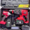 Set de Herramientas Multifuncionales Inalámbricas con Batería de Litio: Martillo Eléctrico Recargable, Amoladora Angular, Llave Eléctrica, Taladro, Sierra Circular, Máquina de Corte