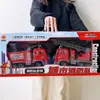 Traje de coche inercial para niños, equipo de bomberos de la ciudad, regalo de cumpleaños para niño, simulación de transporte urbano, inscripción, venta al por mayor