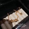 Método antigo cinzel dourado martelo de escultura estrelas amor joia pulseira novo padrão de martelo chinês conjunto de pulseira com pilão de diamante