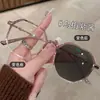 Gafas Graduadas Fotocromáticas para Mujer, Se Pueden Personalizar con Lentes Graduados, Montura Grande Estilo Coreano, Efecto Adelgazante, Monturas de Gafas que Cambian de Color