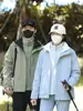 Chaqueta Exterior para Hombre Enbu Otoño/Invierno Chaqueta Cortavientos Tres en Uno para Hombres y Mujeres Traje de Montañismo Conjunto de Dos Piezas para Hombre