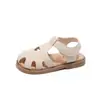 Sandalias Cerradas para Niña con Forma de Corazón, Nuevo Estilo Verano 2026, Elegantes Zapatos de Princesa para Niños Pequeños y Niñas, Zapatos de Playa Calados