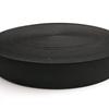 Banda elástica tejida lisa de doble cara de fábrica en stock, banda elástica negra de alta elasticidad de 2 cm para la parte superior del zapato, banda elástica engrosada