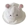 Chapéu de Bebê Yipan Verão Fofo Desenho Animado Secagem Rápida Chapéu de Pescador para Menina Chapéu de Sol para Bebê Chapéu de Proteção Solar