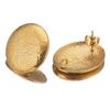 Acero Inoxidable Oval Estrella Base Chapada en Oro Acero Titanio Suministros para Hacer Aretes Accesorios Aretes Arete de Botón Poste para Arete Joyería