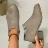 Botas femininas Martin europeias e americanas transfronteiriças plus size, tamanho 43, botas de outono e inverno, sapatos femininos de salto grosso, novo atacado Amazon plus size