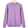 Suéter nuevo de rizo para hombre de Primavera y Otoño cuello redondo logo fino estudiante uniforme de clase versión holgada liso liso suéter al por mayor