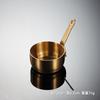 En 304 Copo de molho de aço inoxidável com alça Multi-size Titanium chapeado Gold Western Restaurant Tableware Thickened Tempero Prato