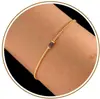 Aliexpress Comercio Exterior Estilo Europeo y Americano Pulsera de Piedra de Nacimiento de Diciembre para Uso Diario, Regalo para Cumpleaños de Mejor Amiga, Venta al por Mayor