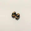 Atacado do Fabricante 11x13x18mm Pulseira Colar de Contas Dzi Versátil Feito à Mão Plano Dente Amarelo Pasta Amarela Oleoso