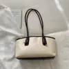 Bolsa Casual Retro de Moda de Alto Valor com Grande Capacidade Nova Bolsa de Ombro para o Dia a Dia Feminina Bolsa de Mão Tote