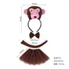 Accesorios de Disfraz de Animal para Niños Diademas de Animales Pasadores para el Cabello Accesorios para la Cabeza de Animales Tridimensionales Accesorios de Mono para Jardín de Infancia