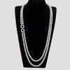 Cadena Larga de Suéter Multicapa Versátil para Mujer Estilo Pequeño Fragante Accesorios para Ropa de Cheongsam Collar de Perlas Personalizado por el Fabricante Imitación de Cristal
