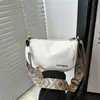 Bolso Bandolera, Bolso de Lona Casual y Versátil para Mujer, Bolso Bandolera con Correa Ancha para el Hombro, Bolso Ligero y Sencillo para Hombro o Axila