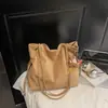 Bolsa Casual de Grande Capacidade Feminina Estilosa 2026 Outono Nova Moda Tendência Bolsa de Ombro Único Bolsa Tote para o Dia a Dia