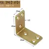 Herrajes para Muebles Zinc Chapado en Color Código de Esquina en Forma de L Código de Esquina Reforzado de 90 Grados Tablero de Madera Mesa y Silla Gabinete Armario Conector Fijo