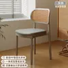 Silla de Plástico para Uso Doméstico, Silla de Comedor Engrosada, Silla de Ocio para Mesa de Comedor, Taburete Comercial Minimalista Moderno para Comedor con Respaldo