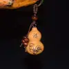 Calabaza Natural 12 Animales del Zodiaco Abalorios de Madera Llavero Colgante Calabaza Pequeña Colgante de Regalo Juguete Cultural Calabaza