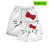 Hollokitty Cartoon Cat Shorts Calças casuais masculinas e femininas Férias de verão Calças de praia Fonte fabricantes