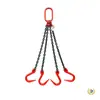 Eslinga de Cadena para Izaje Aparejo Gancho de Acero para Tubería Gancho de Apertura Grande Simple/Doble Gancho de Izaje Cadena de Izaje para Grúa