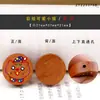 Madera de Ébano y Madera de Melocotón Pintados Dibujos Animados Lindo Mascota Colgante Hecho a Mano DIY Collar Encanto Llavero Accesorio de Bolso