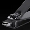 Cortauñas de Acero Inoxidable Transfronterizo Negro Grande Anti-Salpicaduras Cortauñas Portátil Herramientas de Manicura y Pedicura