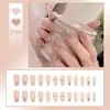 Uñas Postizas Personalizadas Pure Desire, Manicura Portátil de Alta Gama, Uñas Postizas Blanqueadoras, Uñas Portátiles, Uñas de Manicura Terminadas