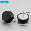 Uñas de pie de doble capa plástico muebles sofá taburete uñas de pie mesa y sillas de madera maciza elevación a prueba de humedad engrosado armario hogar pie silla