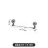 Porta-toallas retráctil con ventosa sin perforaciones para pared de baño, Porta-toallas de baño, Barra colgante giratoria para toallas y pantuflas
