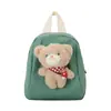 Nova Bolsa Cartoon Infantil Pingente de Boneca Mochila Pequena para Bebê Mochila de Lazer ao Ar Livre para Meninos e Meninas Moda