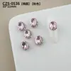 Brilhantes K9 Premium Decorações de Strass para Nail Art Rosa Luxuoso Retangular Ovo de Pombo Coração Assimétrico Strass Acabados Feitos à Mão para Nail Art