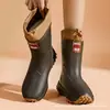 Botas de Lluvia Impermeables Transfronterizas para Padres e Hijos para Hombres y Mujeres, Botas de Lluvia de Media Pantorrilla a la Moda, Zapatos de Agua Antideslizantes para Cocina, Senderismo y Pesca