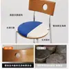 Silla Bauhaus Berg Usada Silla de Mesa de Comedor de Madera Maciza Silla con Sensación de Lujo Ligero Gama Alta Silla con Respaldo Retro Nórdico Francés